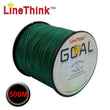 300M 500M Brand LineThink GOAL Japan Multifilament 100% PE Braided Fishing Line 8LB to 100LB 100M Free Shipping