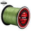 SeaKnight TriPoseidon 300M 500M 1000M PE Fishing Line 4 Strands Braided Fishing Line 8-80LB Multifilament Fishing Line Smooth